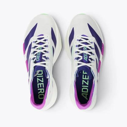 Adidas Adizero Adios Pro 4 White Purple Lime