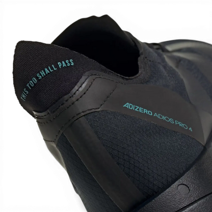 Adidas Adizero Adios Pro 4 Core Black Teal
