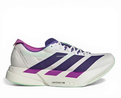 Adidas Adizero Adios Pro 4 White Purple Lime